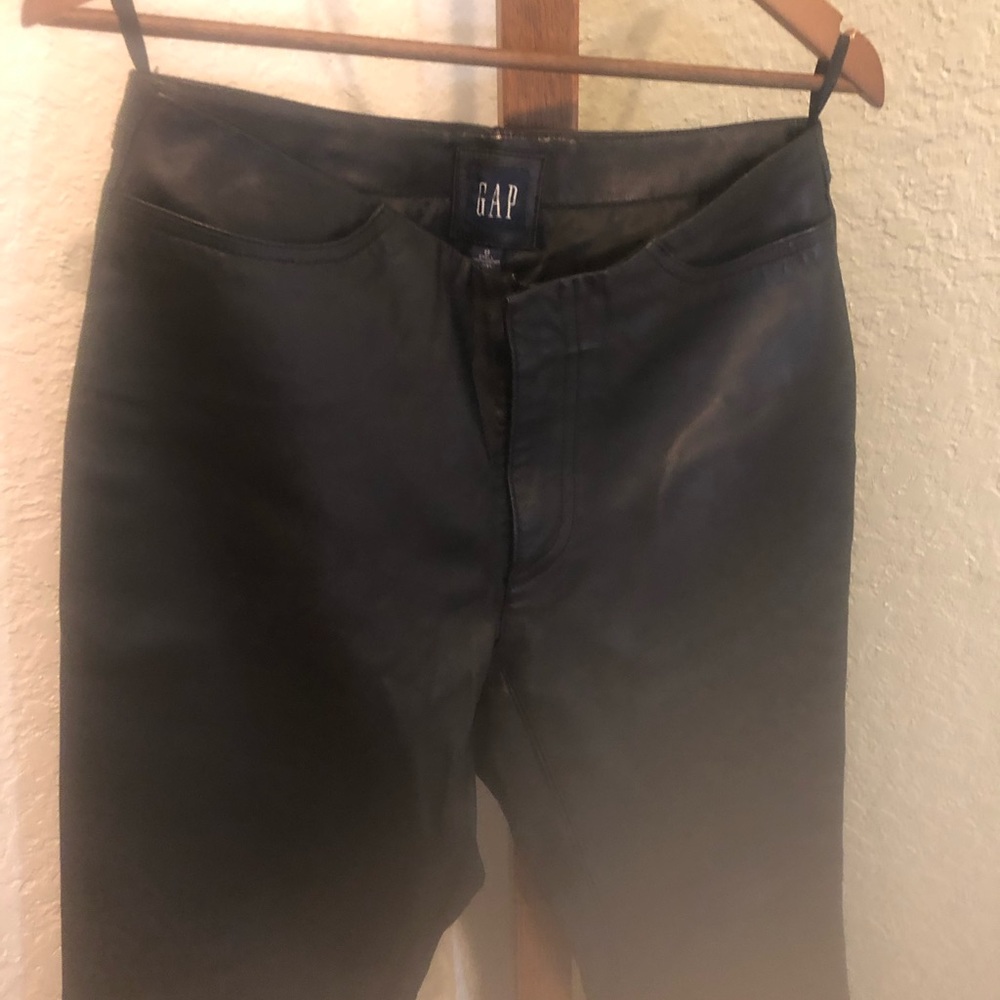 GAP genuine leather jeans vintage